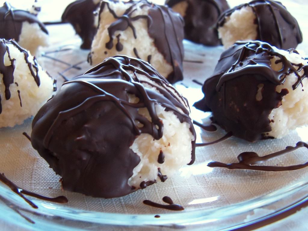 No-Bake Chocolate-Dipped Paleo Macaroons | Cook It Up Paleo