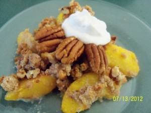 Paleo Peach Crisp | Cook It Up Paleo