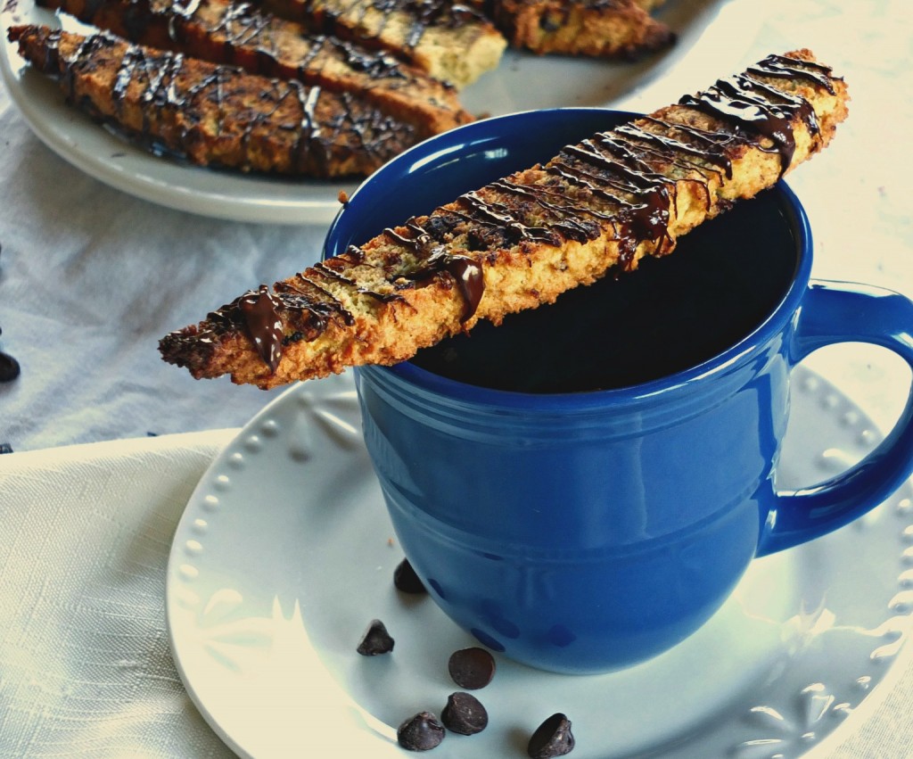 Chocolate Chip Paleo Biscotti | Cook It Up Paleo