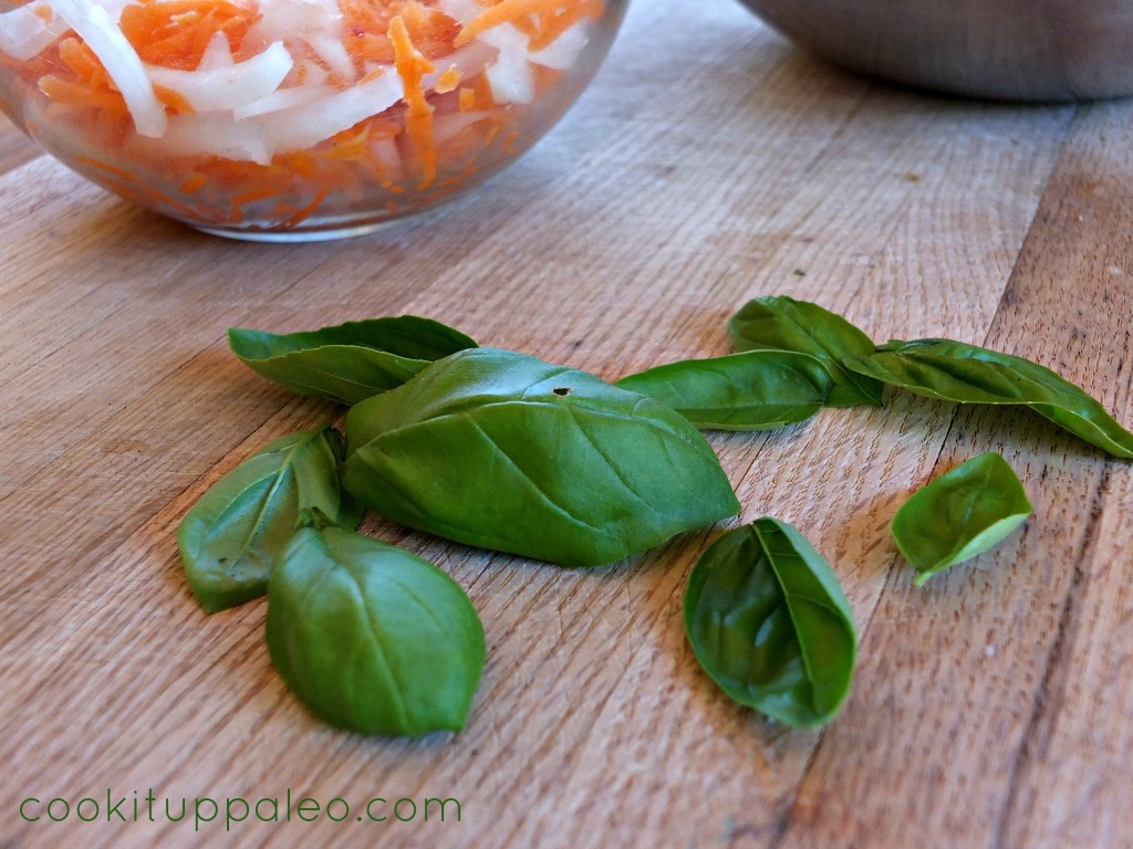 Beet and Carrot Salad with Basil and Raw ACV | Cook It Up Paleo