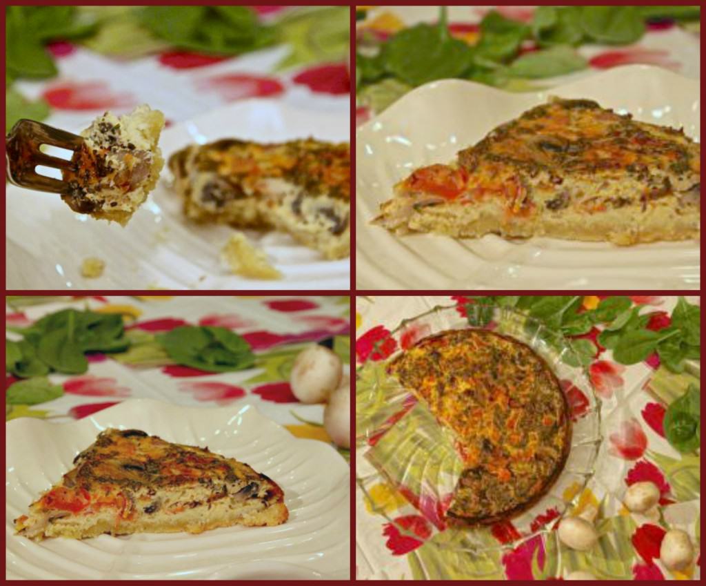 Paleo Mushroom Quiche | Cook It Up Paleo