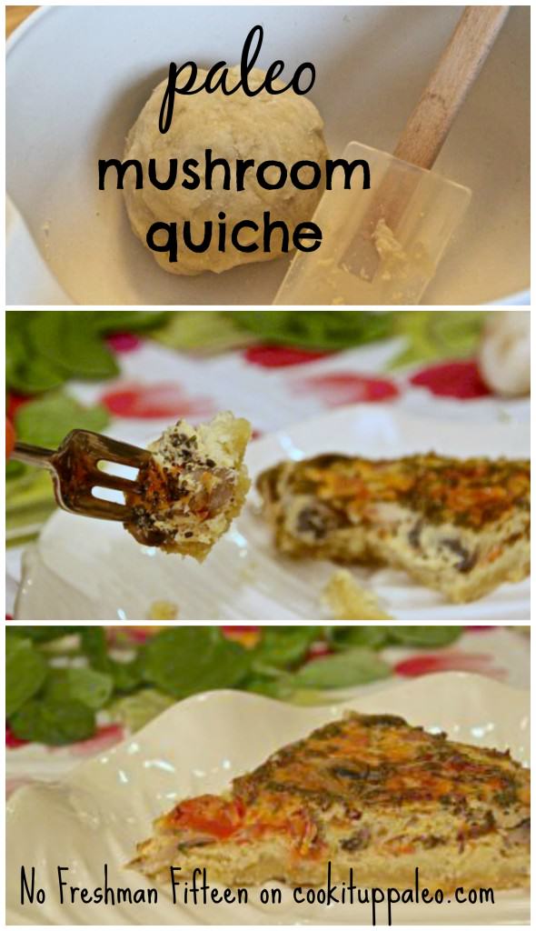 Paleo Mushroom Quiche | Cook It Up Paleo