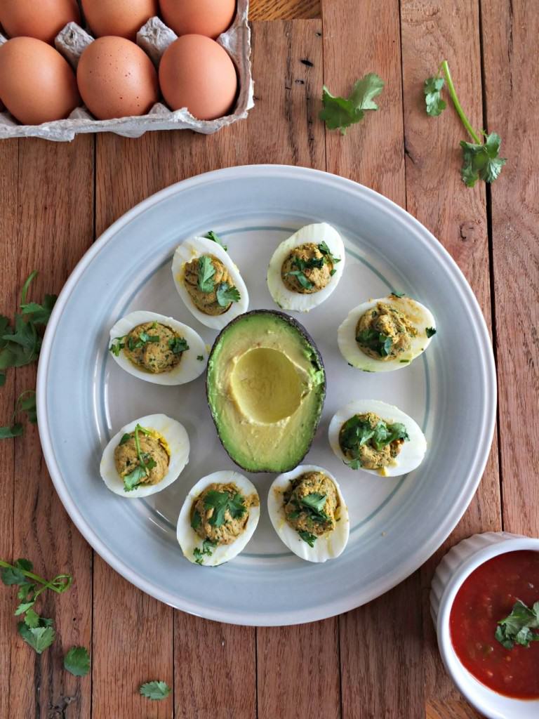 Taco Spiced Paleo Deviled Eggs | Cook It Up Paleo