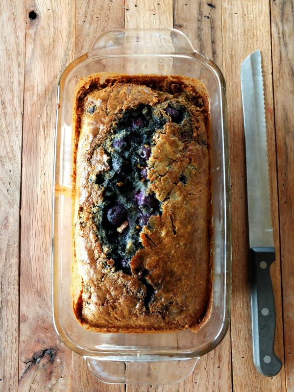 Paleo Pancake Bread with Blueberries | Cook It Up Paleo