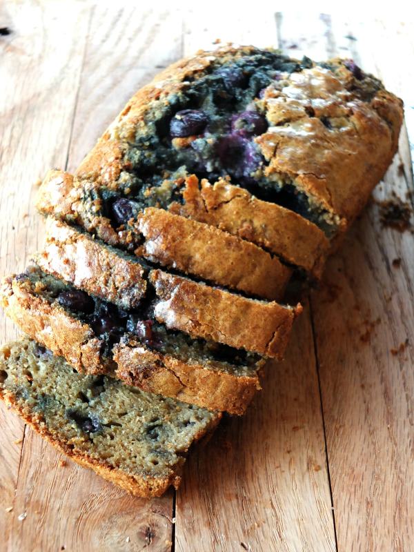 Paleo Pancake Bread with Blueberries | Cook It Up Paleo