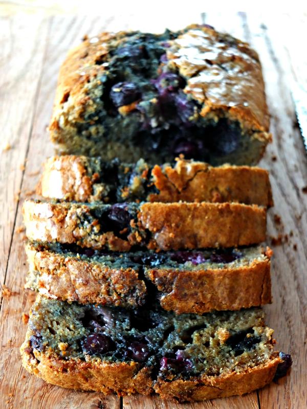 Paleo Pancake Bread with Blueberries | Cook It Up Paleo