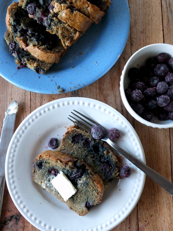 Paleo Pancake Bread with Blueberries | Cook It Up Paleo