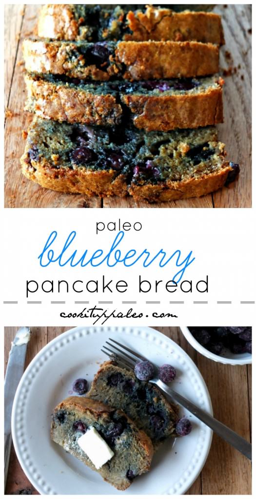 Paleo Pancake Bread with Blueberries | Cook It Up Paleo