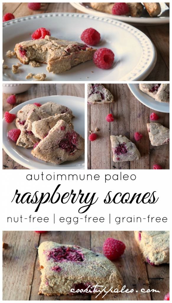 AIP Scones with Raspberries