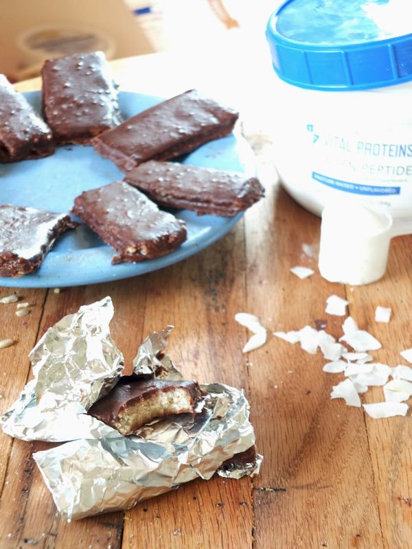 Chocolate Collagen Protein Bars | Cook It Up Paleo