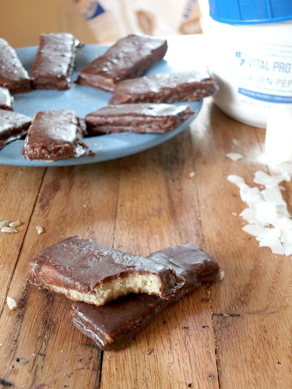 Chocolate Collagen Protein Bars | Cook It Up Paleo