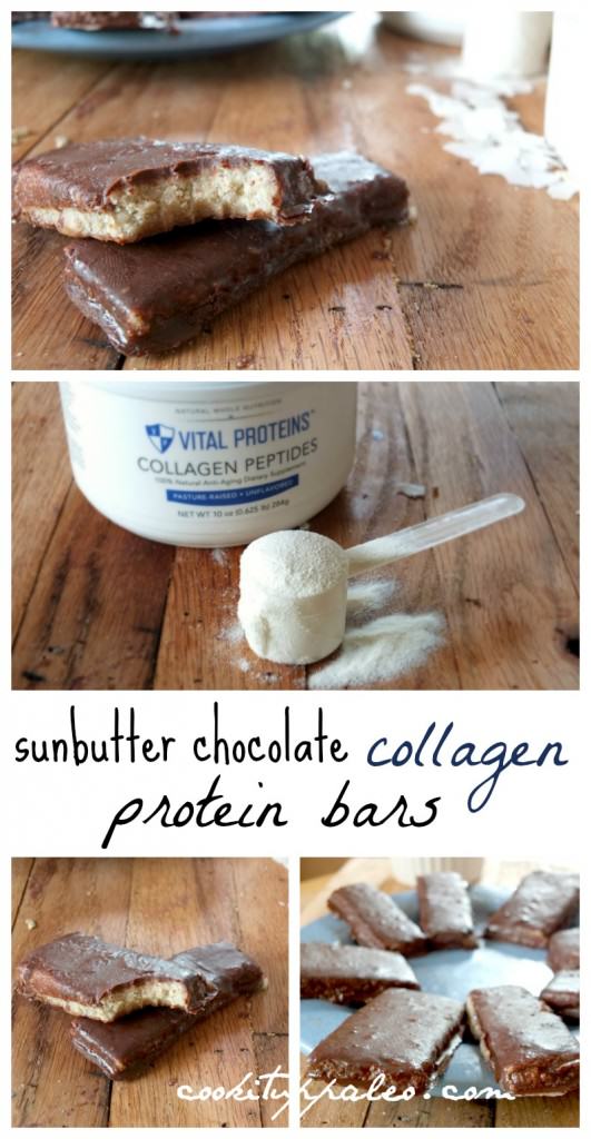 Chocolate Collagen Protein Bars | Cook It Up Paleo