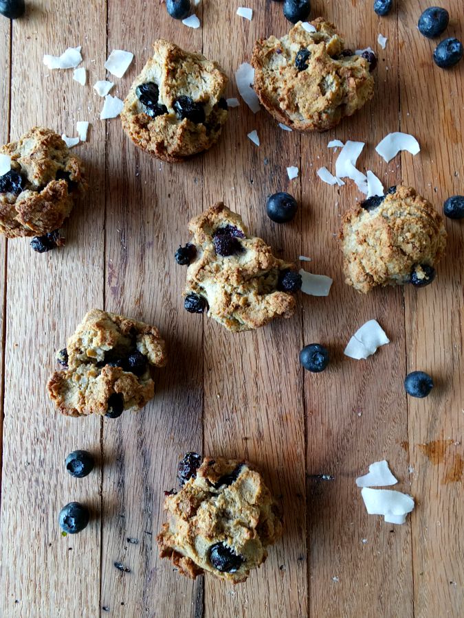 AIP Blueberry Muffins - grain-free, egg-free, nut-free, seed-free, made with real food! | Cook It Up Paleo