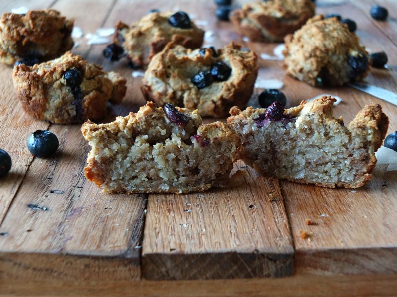 AIP Blueberry Muffins - grain-free, egg-free, nut-free, seed-free, made with real food! | Cook It Up Paleo