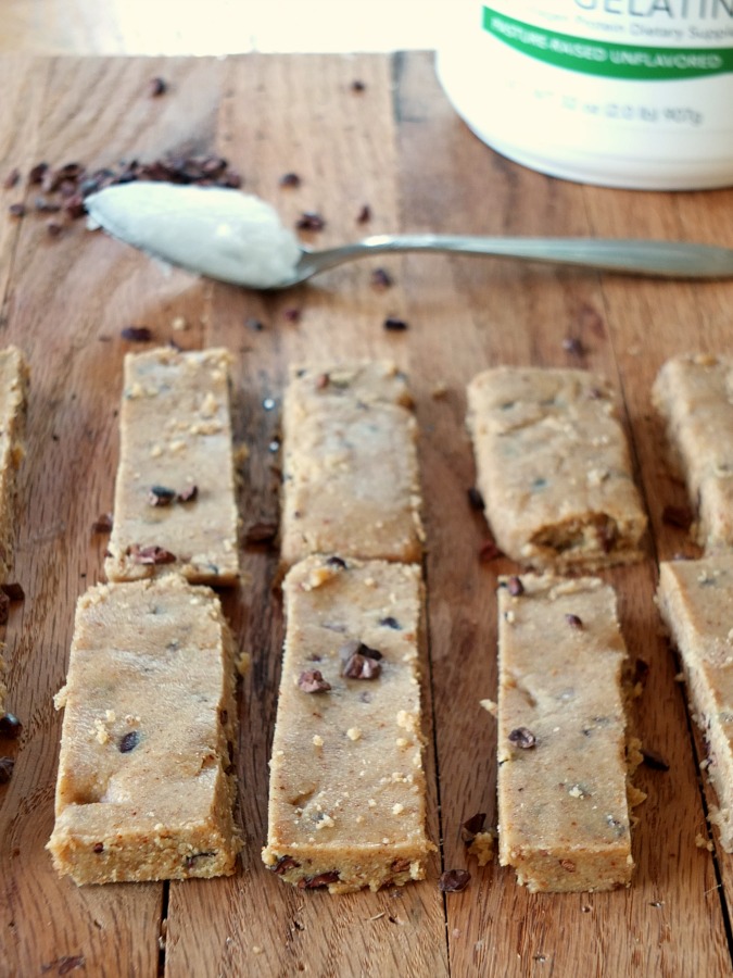 Paleo Cookie Dough Protein Bars | Cook It Up Paleo