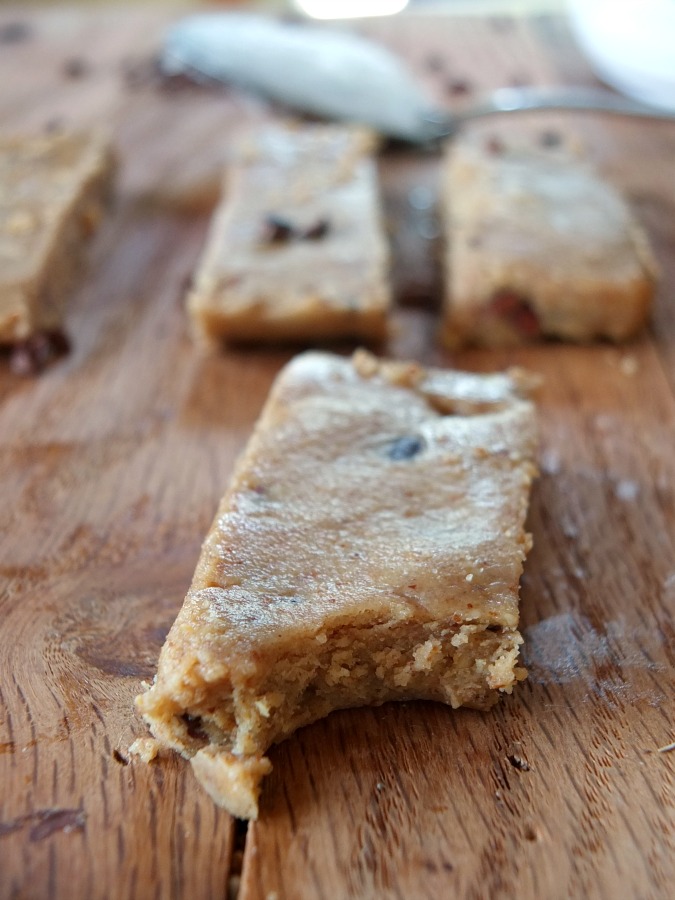 Paleo Cookie Dough Protein Bars | Cook It Up Paleo