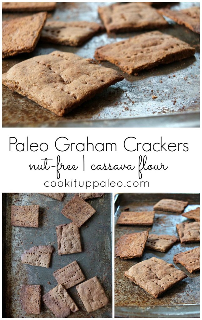 Paleo Graham Crackers - nut free | Cook It Up Paleo