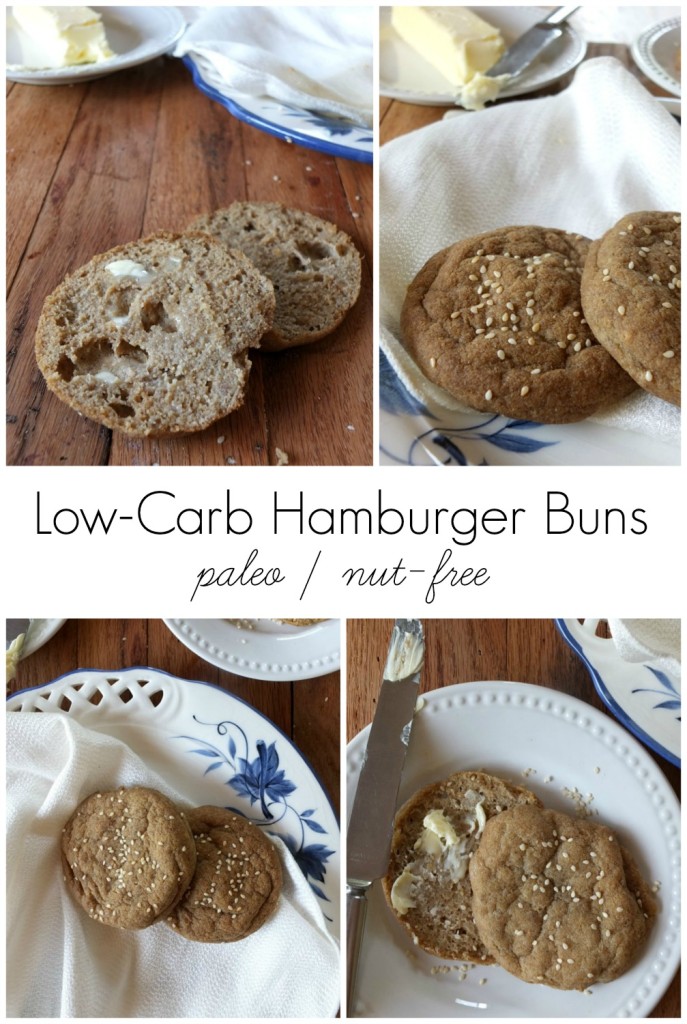 Low-Carb Paleo Hamburger Buns (nut-free) | Cook It Up Paleo