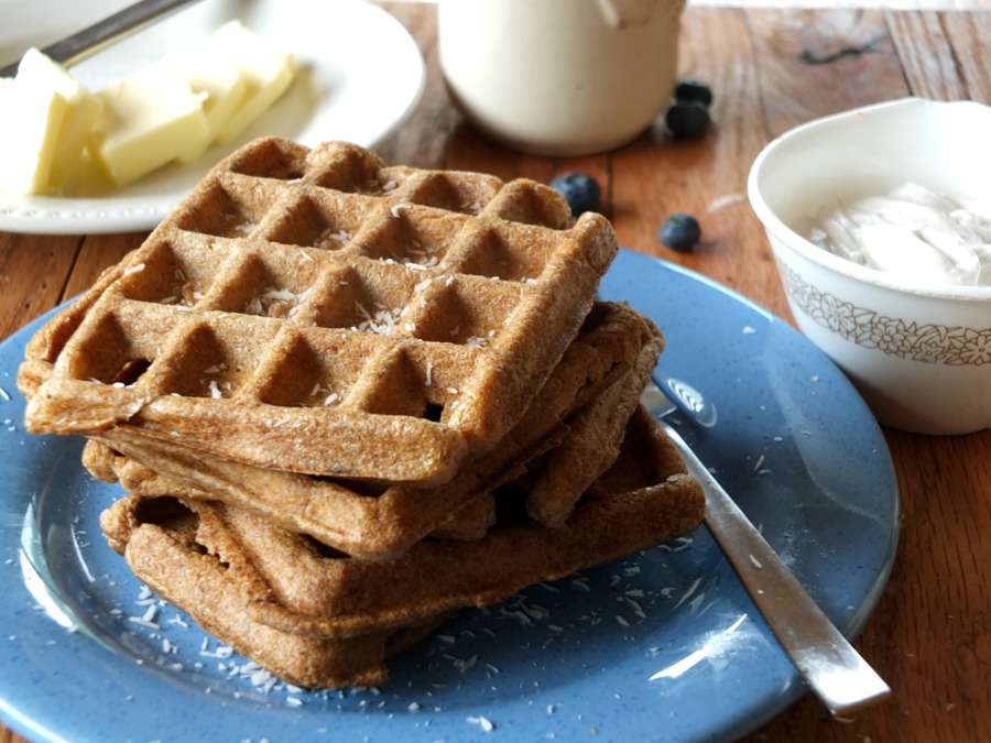 Paleo Low-Carb Coconut Flour Waffle Recipe | cookituppaleo.com