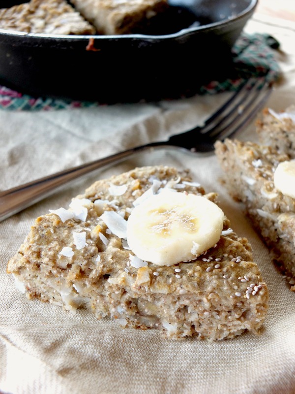 Banana Chia Seed Paleo Breakfast Cake (nut-free, 21DSD-compliant)