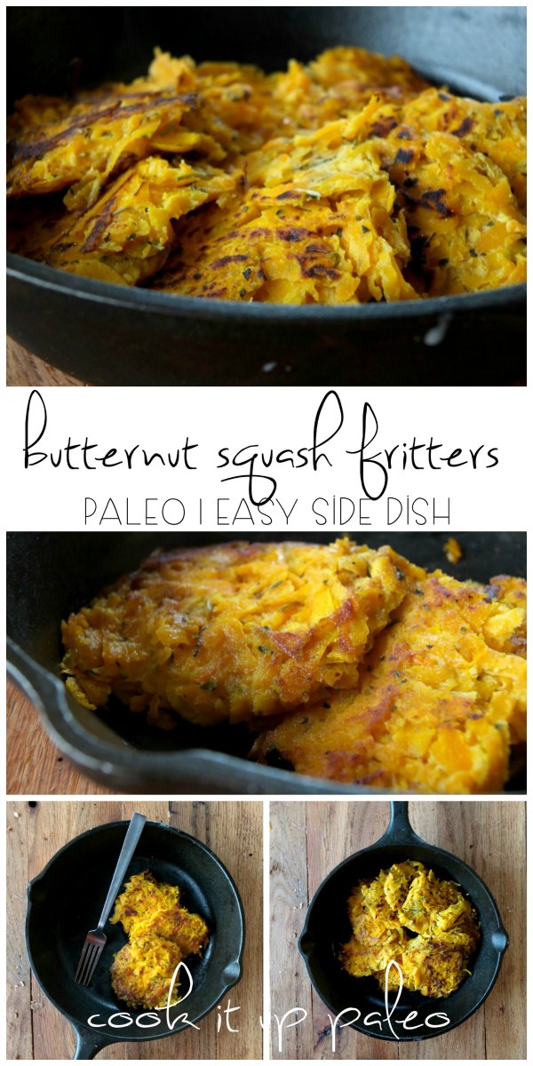 Butternut Squash Fritters | Cook It Up Paleo