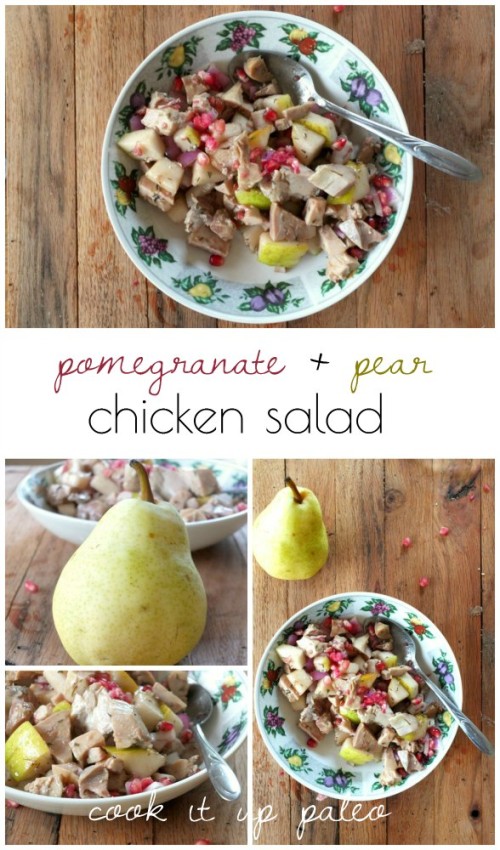 Pomegranate Chicken Salad | Cook It Up Paleo