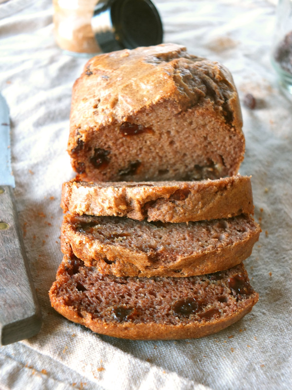 Paleo Cinnamon Raisin Bread (Mini Loaf) | Cook It Up Paleo