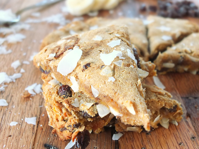 Sweet Potato Raisin AIP Scones | Cook It Up Paleo