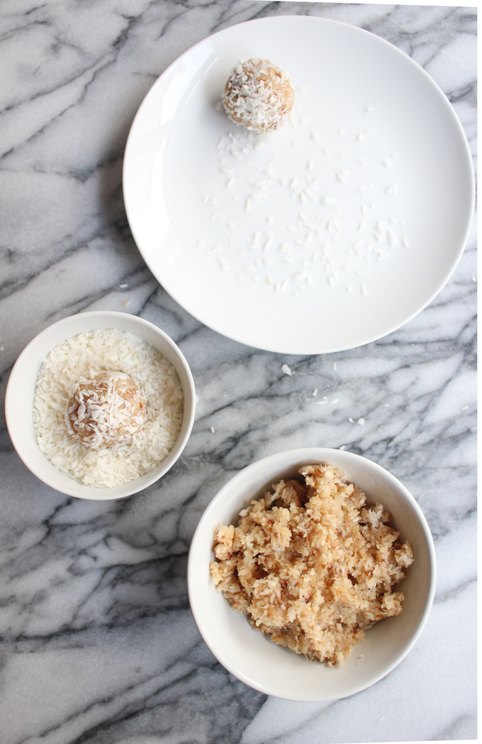 Coconut Date Paleo Snowball Cookies - guest post from Sarah of A Saucy Kitchen