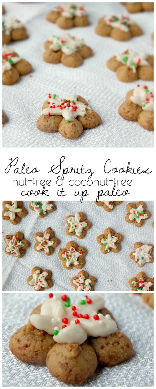 Paleo Spritz Cookies | Cook It Up Paleo