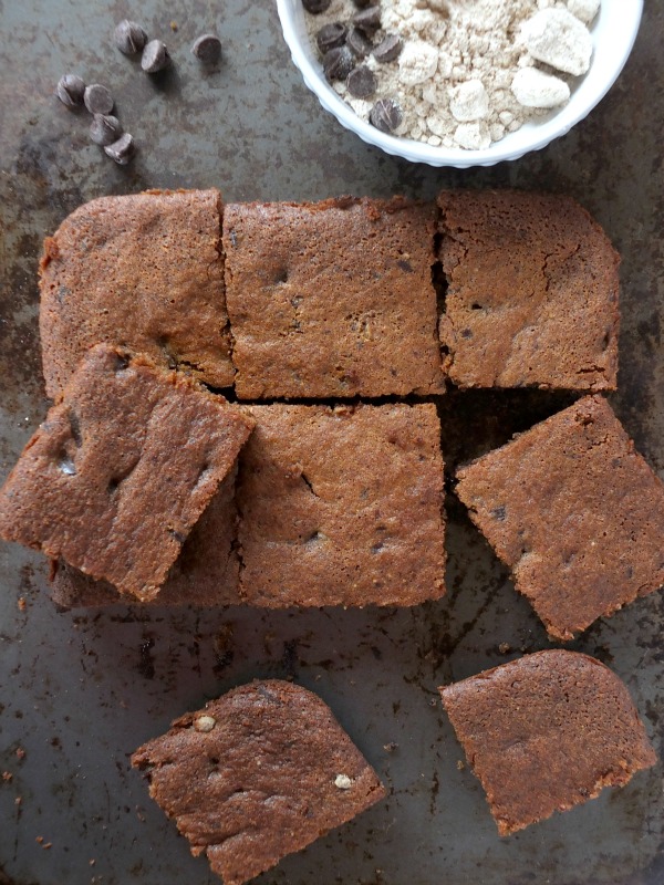 Tigernut Flour Chocolate Chip Cookies Bars | Cook It Up Paleo