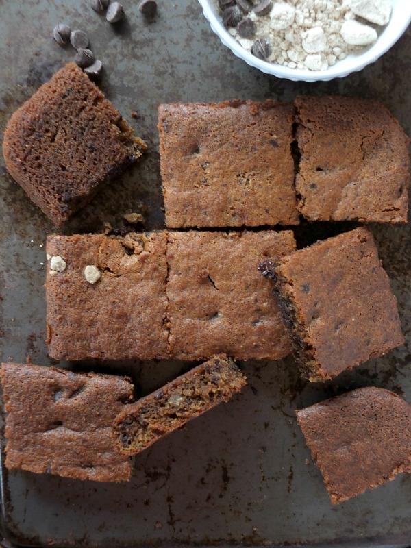 Tigernut Flour Chocolate Chip Cookies Bars | Cook It Up Paleo