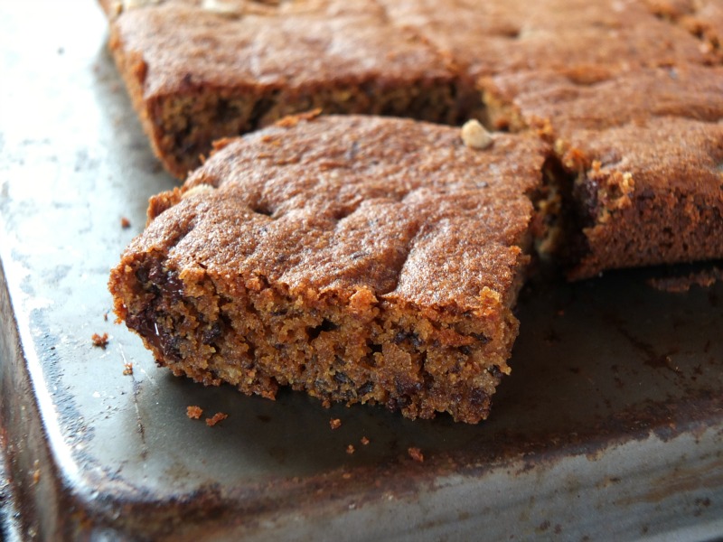 Tigernut Flour Chocolate Chip Cookies Bars | Cook It Up Paleo