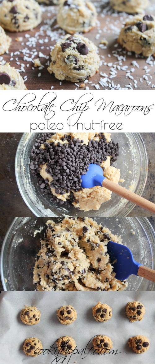 Paleo Chocolate Chip Macaroons - guest post from Katie of Healing Whole Nutrition