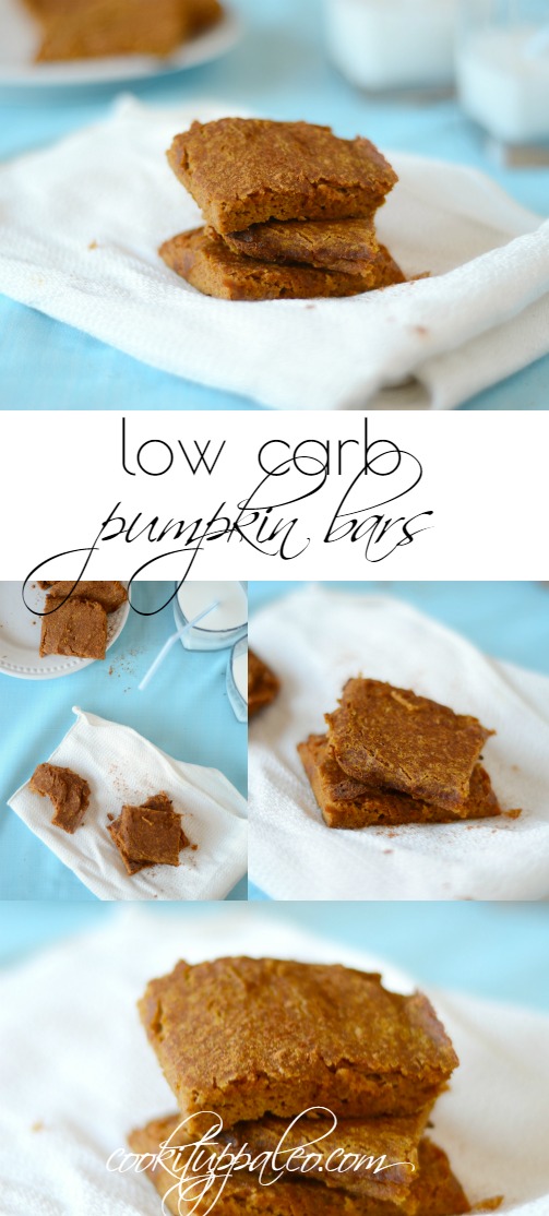 Low Carb Pumpkin Bars