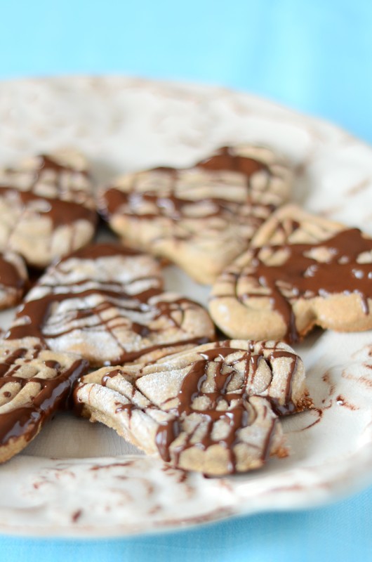 Sunbutter Chocolate Paleo Valentine's Cookies (paleo, vegan, nut-free)