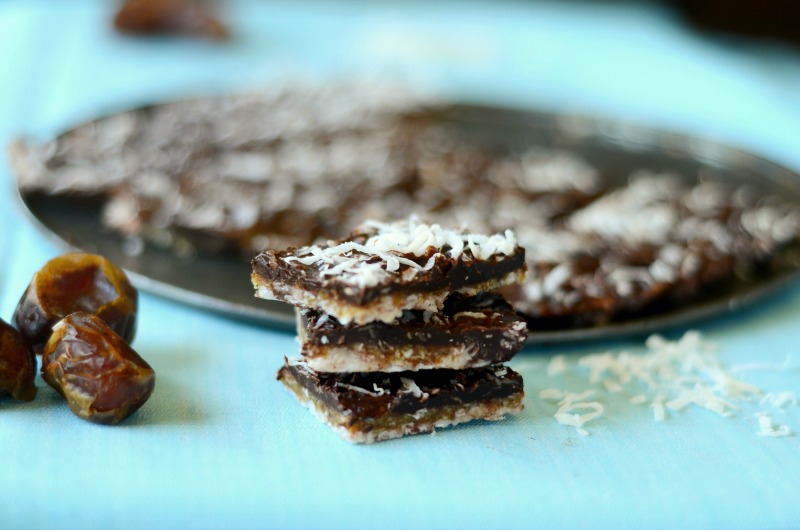 Paleo Chocolate Coconut Slice