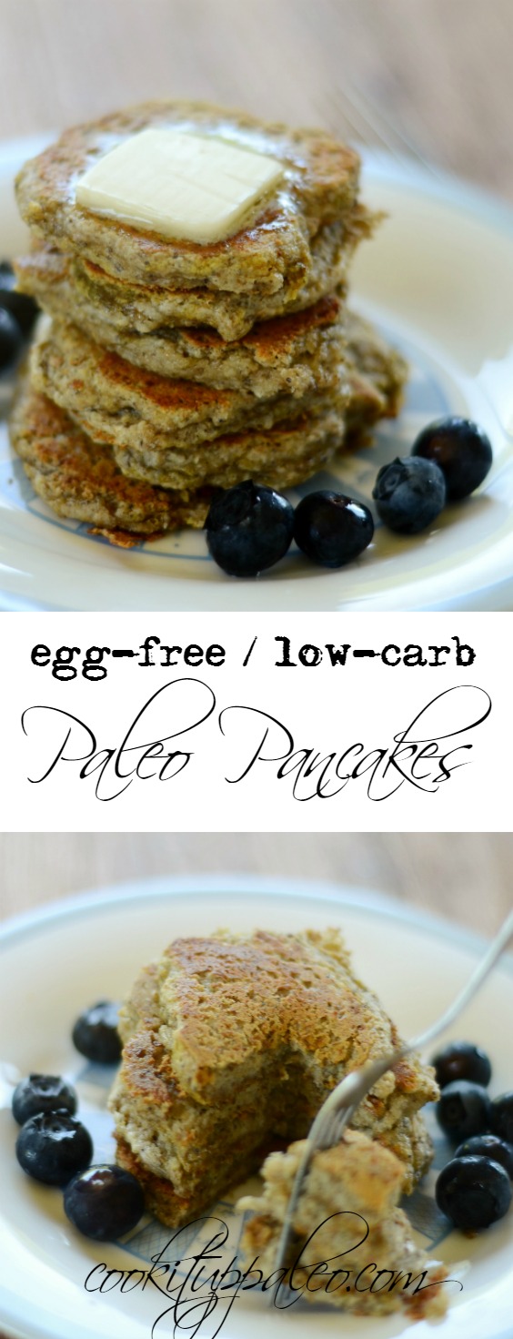 Egg Free Paleo Pancakes (low-carb)