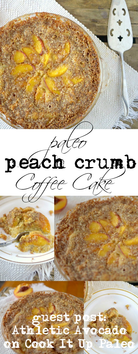 This Paleo Peach Coffee Cake makes it acceptable to eat cake for breakfast! So easy to make and made with REAL ingredients!