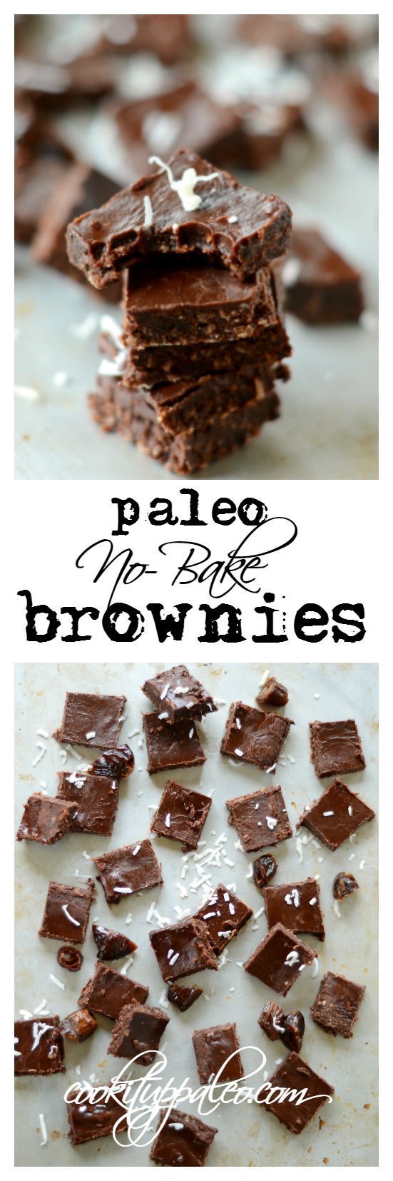 Paleo No Bake Brownies