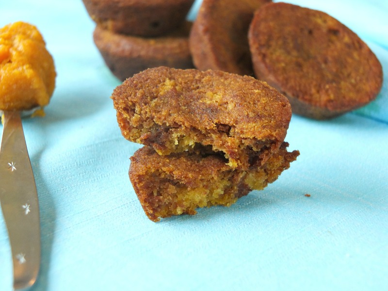 Paleo Vegan Pumpkin Mini Muffins